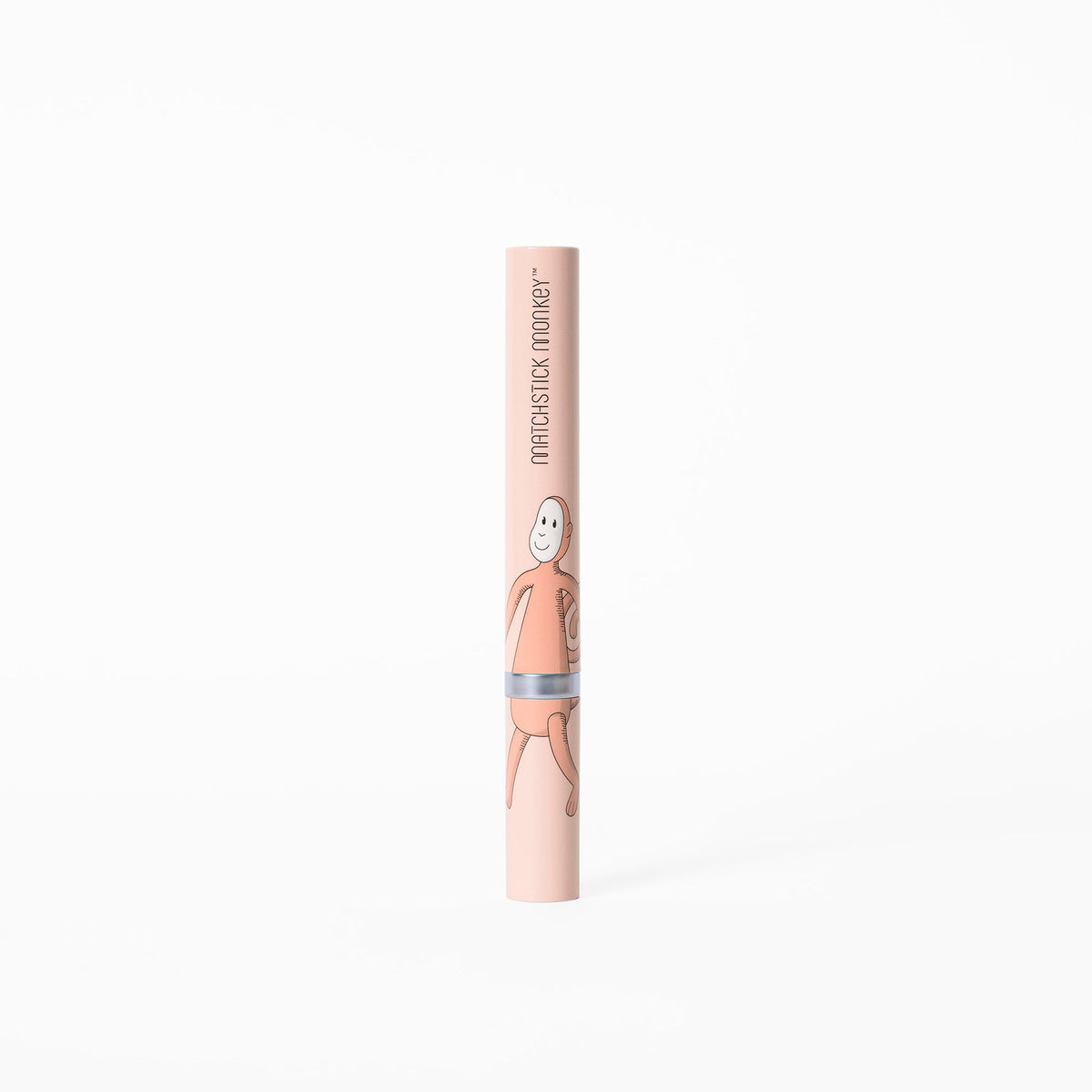 Matchstick Monkey Baby Sonic Toothbrush - Dusty Pink with ultra-soft bristles and protective cap for baby oral care