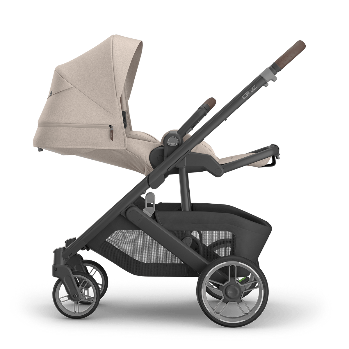 UPPAbaby Cruz V3 Pram - Ada (Sandstone/Chestnut leather) - UPPAbaby Australia