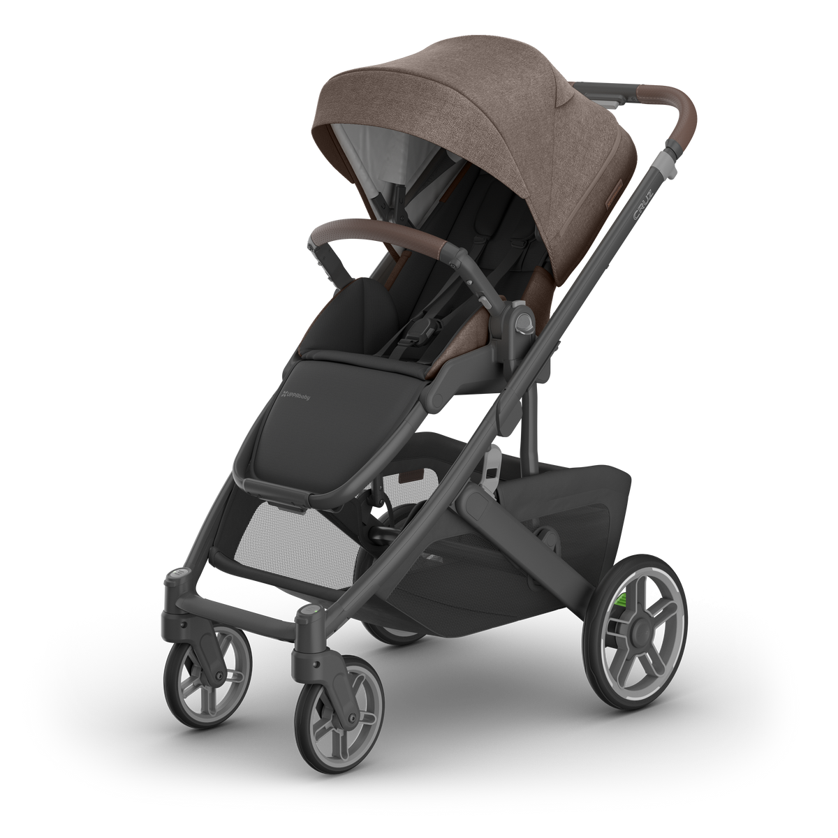 UPPAbaby Cruz V3 Pram - Owen (Mocha Melange), three quarter left