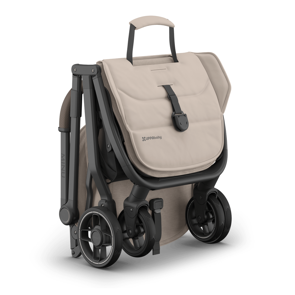 UPPAbaby Minu V3 Stroller - Ada (Sandstone/Chestnut leather) - UPPAbaby Australia