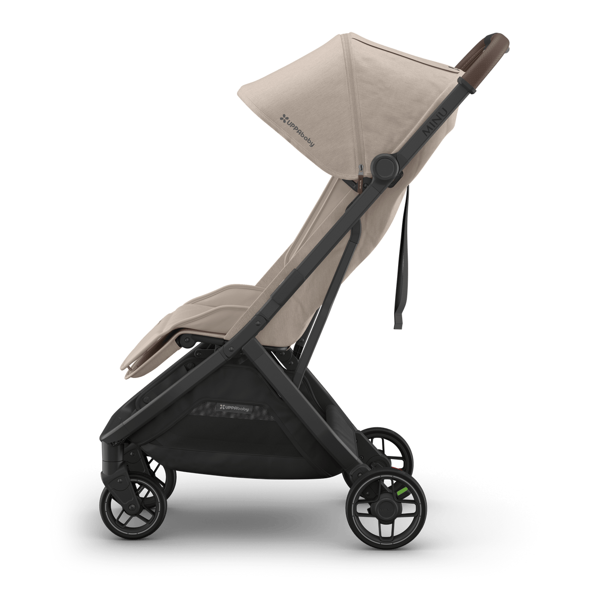 UPPAbaby Minu V3 Stroller - Ada (Sandstone/Chestnut leather) - UPPAbaby Australia