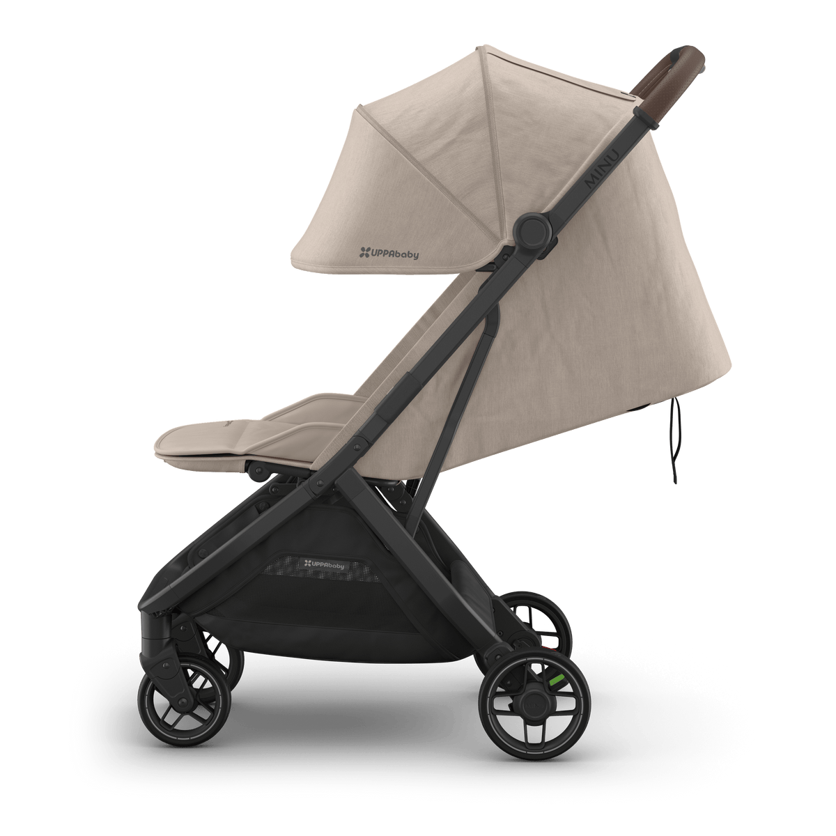 UPPAbaby Minu V3 Stroller - Ada (Sandstone/Chestnut leather) - UPPAbaby Australia