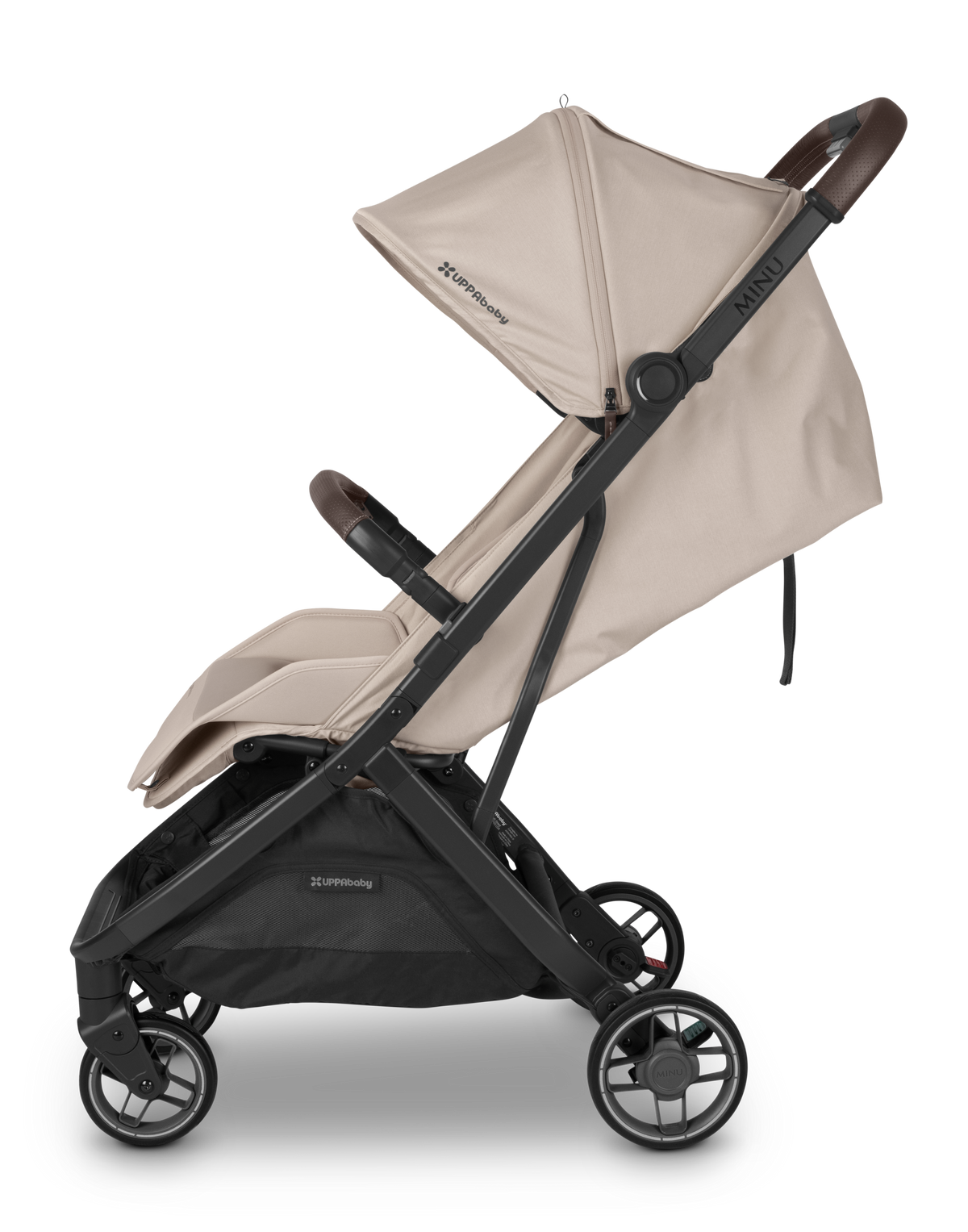 UPPAbaby Minu V3 Bumper Bar - Chestnut, on Minu V3, side