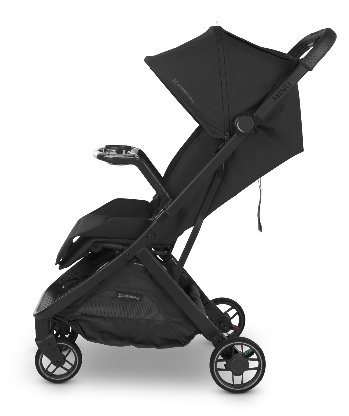 UPPAbaby Minu V3 Snack Tray, on Minu V3, side