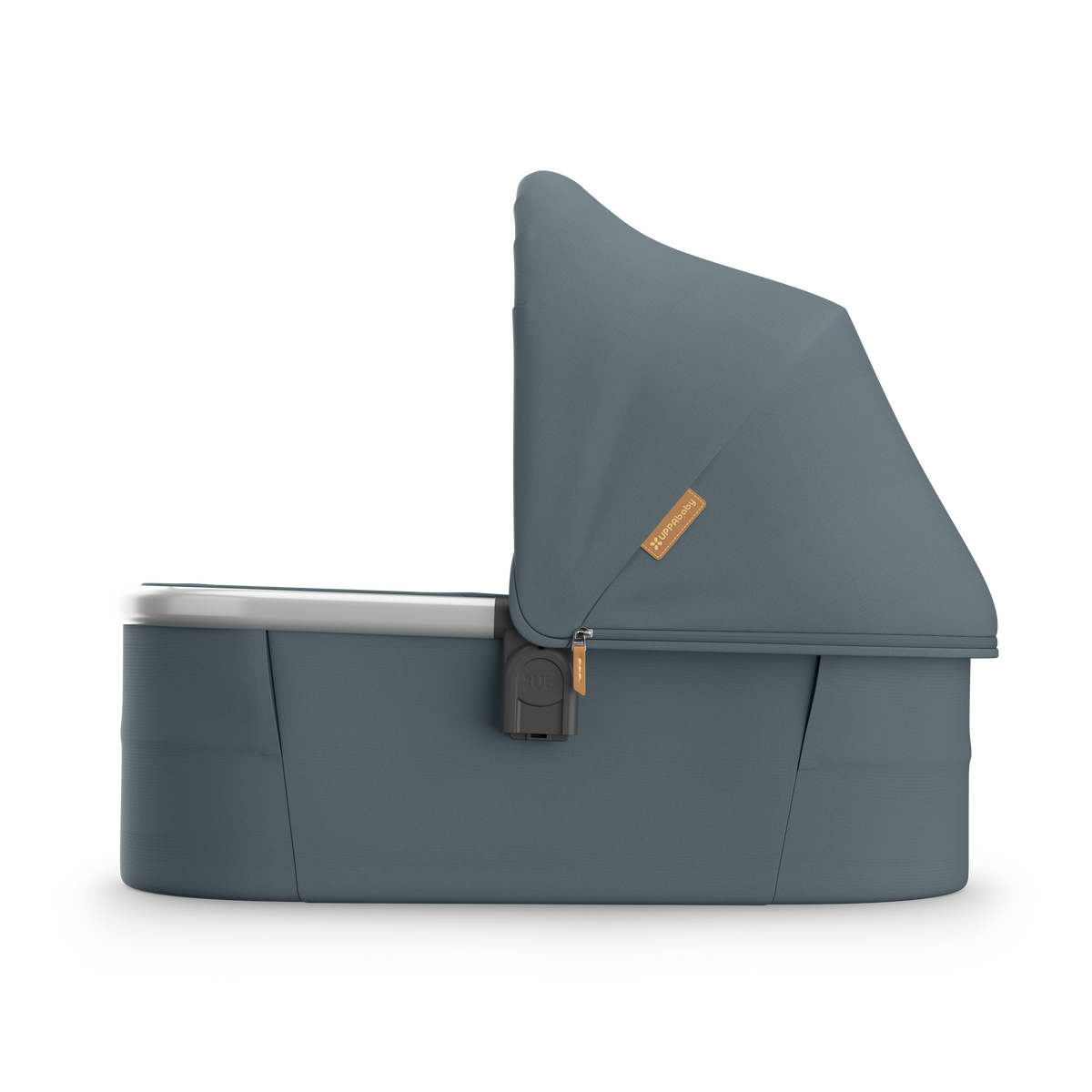 UPPAbaby V3 Bassinet - Callum (Stone Blue / Silver), side