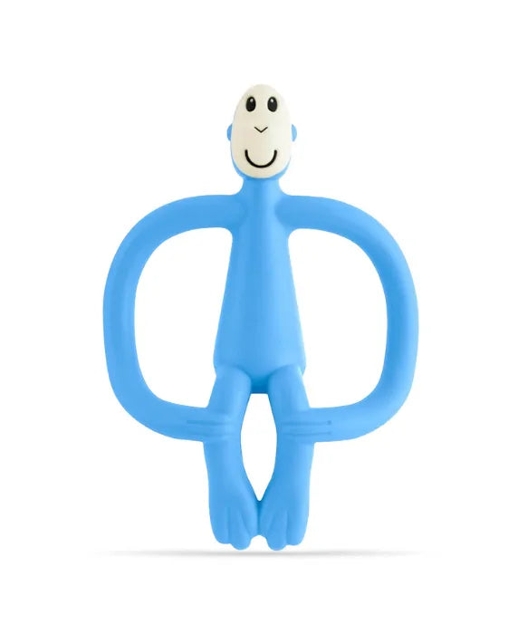 Matchstick Monkey Baby Blue Teething Toy and Gel Applicator