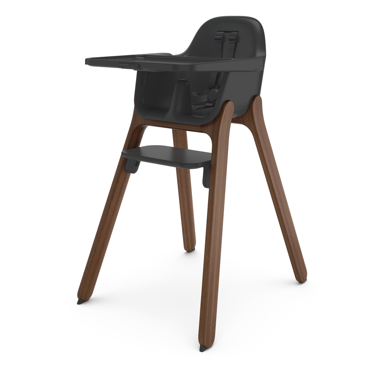 UPPAbaby Ciro V2 Highchair in Mason (Black), three-quarter view from the left