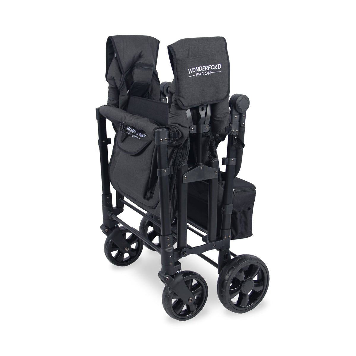 WonderFold W4 Elite Stroller Wagon - Volcanic Black - WonderFold Wagons Australia