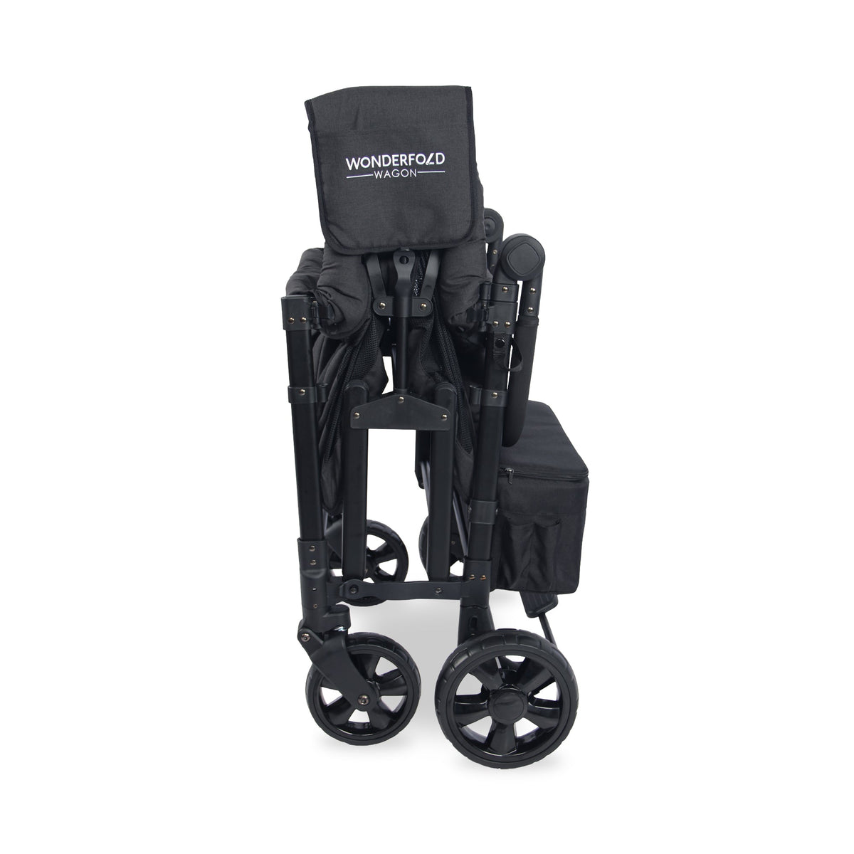 WonderFold W4 Elite Stroller Wagon - Volcanic Black - WonderFold Wagons Australia
