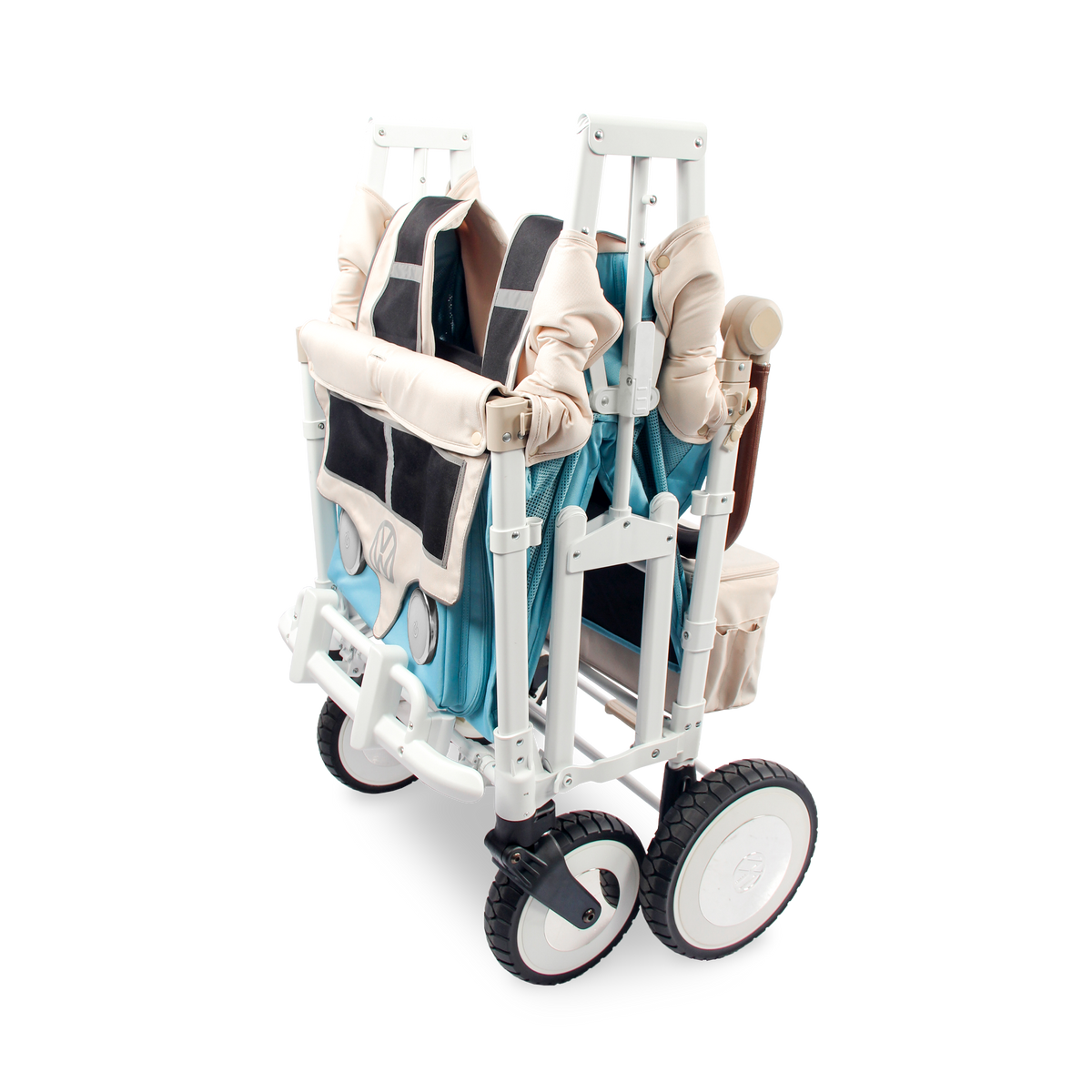 WonderFold W4 Volkswagen Stroller Wagon - Bondi Blue - WonderFold Wagons Australia