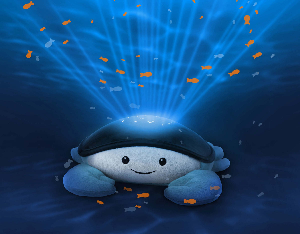 ZAZU Bedtime Projector - Cody The Crab With Ocean Projections by ZAZU ocean projector