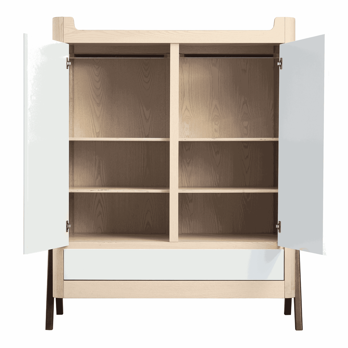 Hera Wardrobe - Natural Ash | Walnut - Gaia Baby