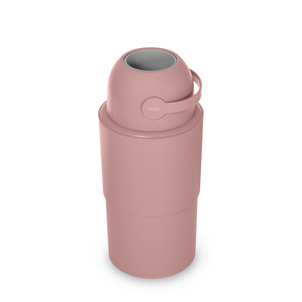 Heka L - Telescopic Nappy Bin - Blush Pink