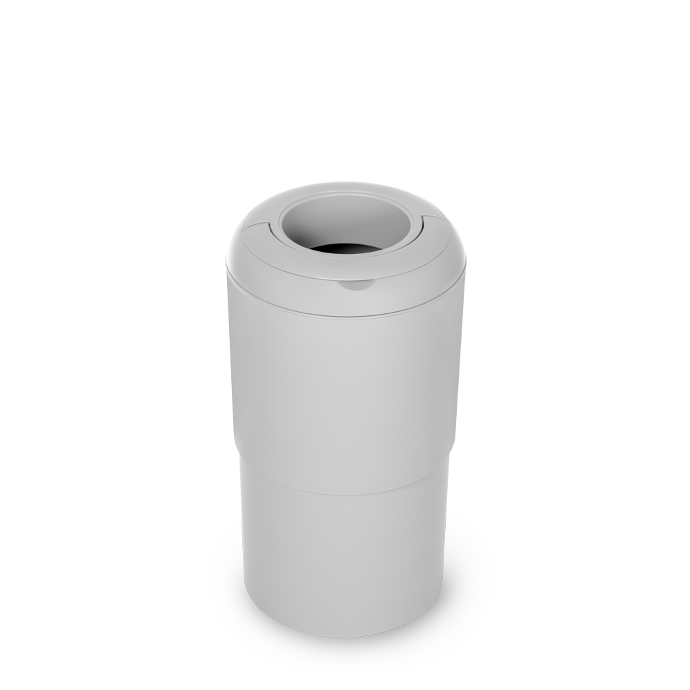 Heka L - Telescopic Nappy Bin - White