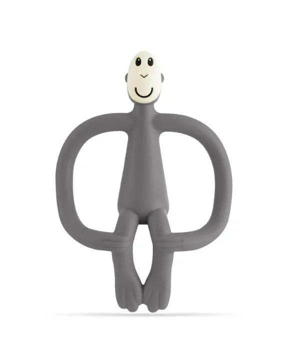 Matchstick Monkey Teething Toy and Gel Applicator - Grey