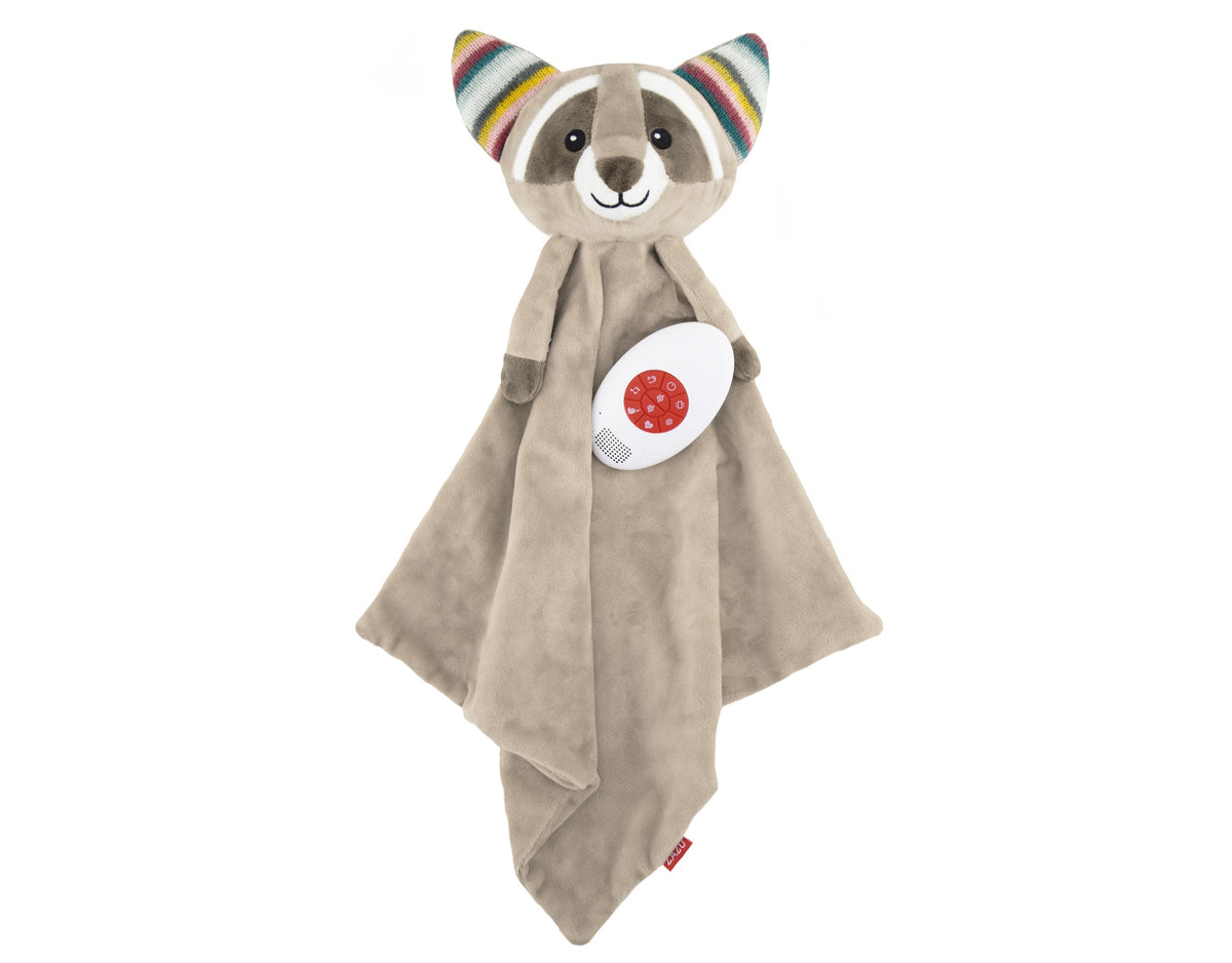 ZAZU White Noise Machine - Robin the Racoon by ZAZU white noise comforter
