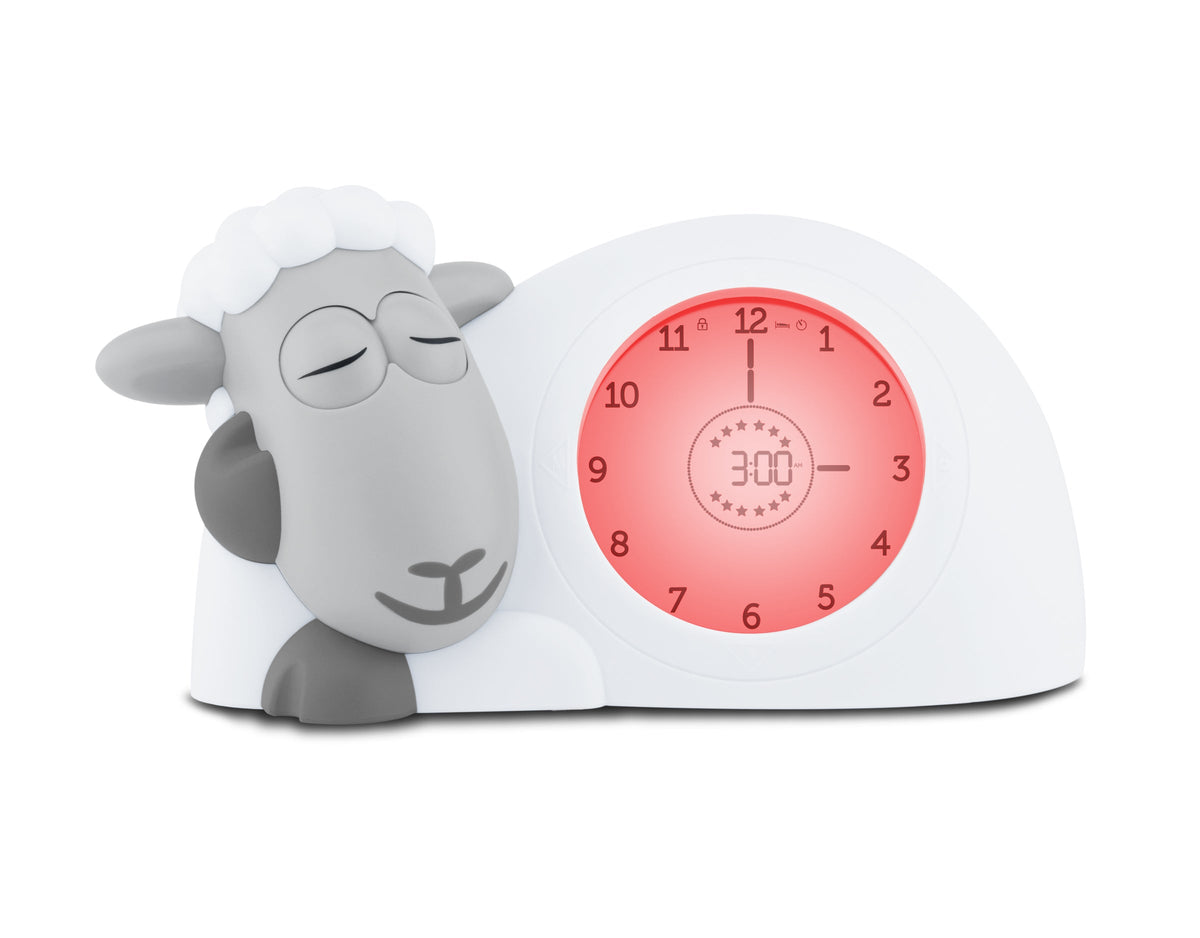 ZAZU Sleep Trainer Clock - Sam The Sheep (Grey) by ZAZU sleep trainer clock