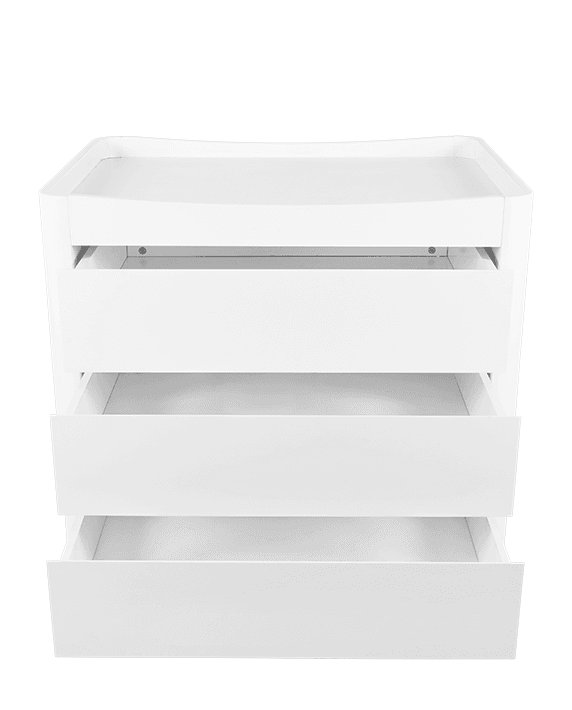 Serena Dresser - White | Walnut - Gaia Baby