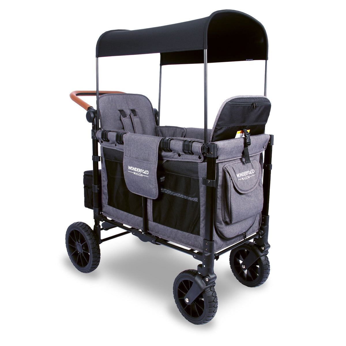 WonderFold W2 Luxe Stroller Wagon - Charcoal Grey - WonderFold Wagons Australia