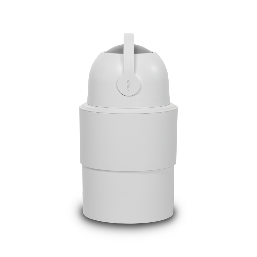 Heka M - Telescopic Nappy Bin - White