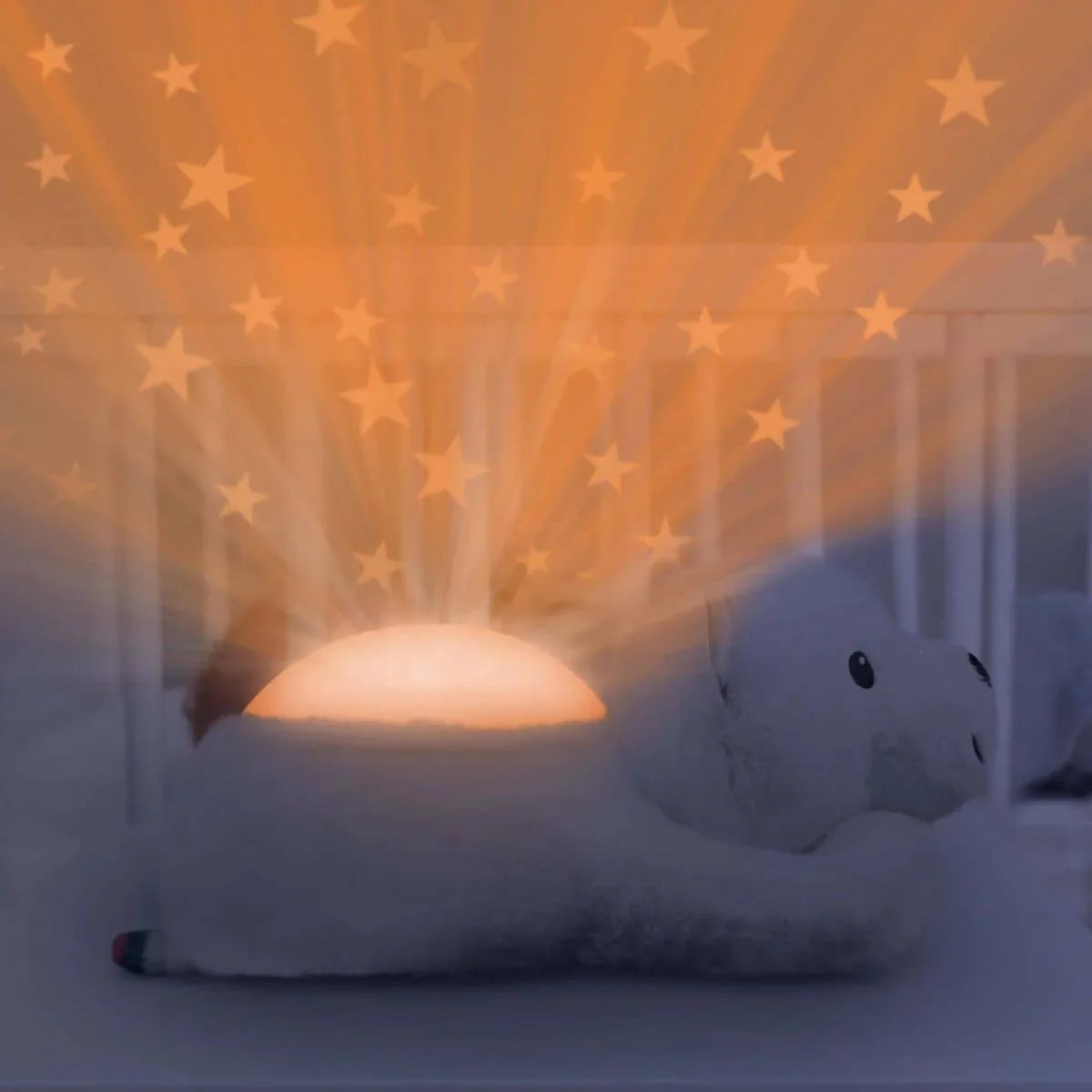 ZAZU Bedtime Projector - Polly The Polar Bear With Star Projections by ZAZU star projector