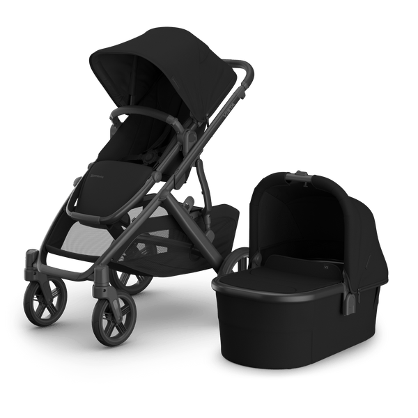 UPPAbaby Vista V3 Pram With Bassinet - James (Black) - UPPAbaby Australia