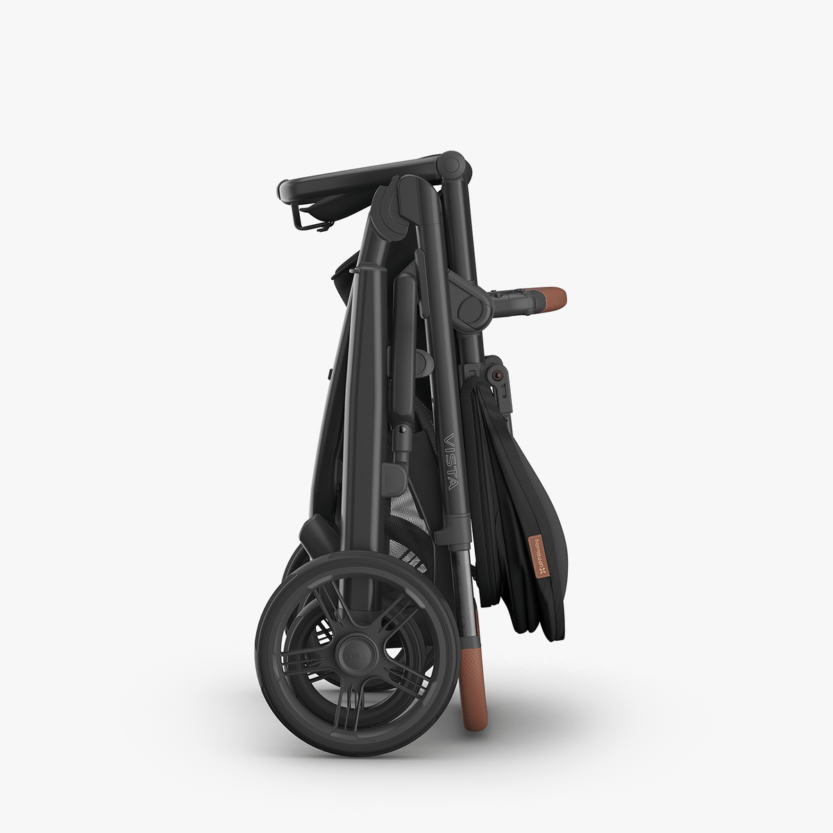 Damaged Box - UPPAbaby Vista V3 Pram with Toddler Seat Only - Nori (Charcoal / Saddle Leather) - UPPAbaby Australia