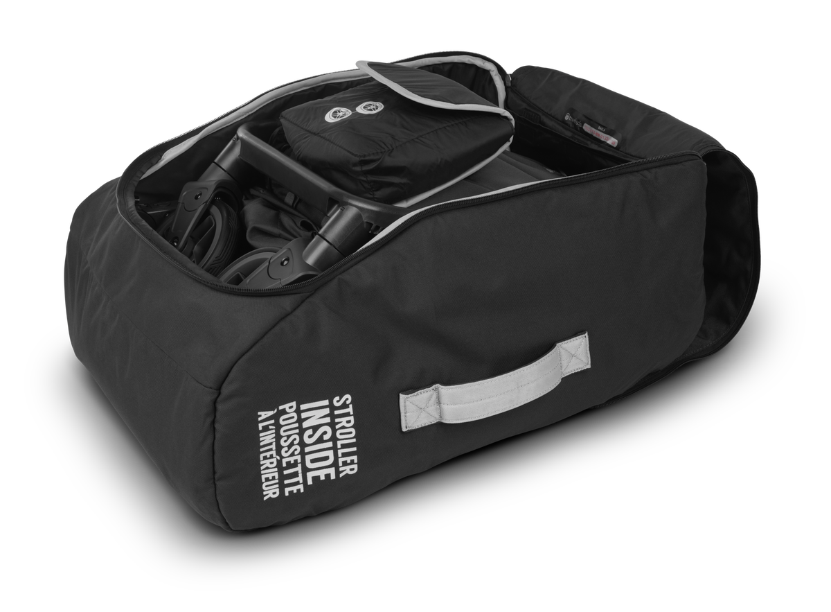 UPPAbaby Minu Travel Bag, open with Minu V3