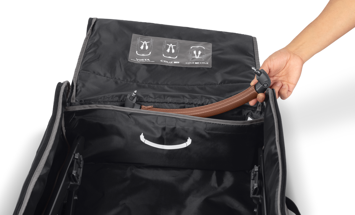 UPPAbaby Travel Bag for Vista and Cruz, padded bumper bar pocket