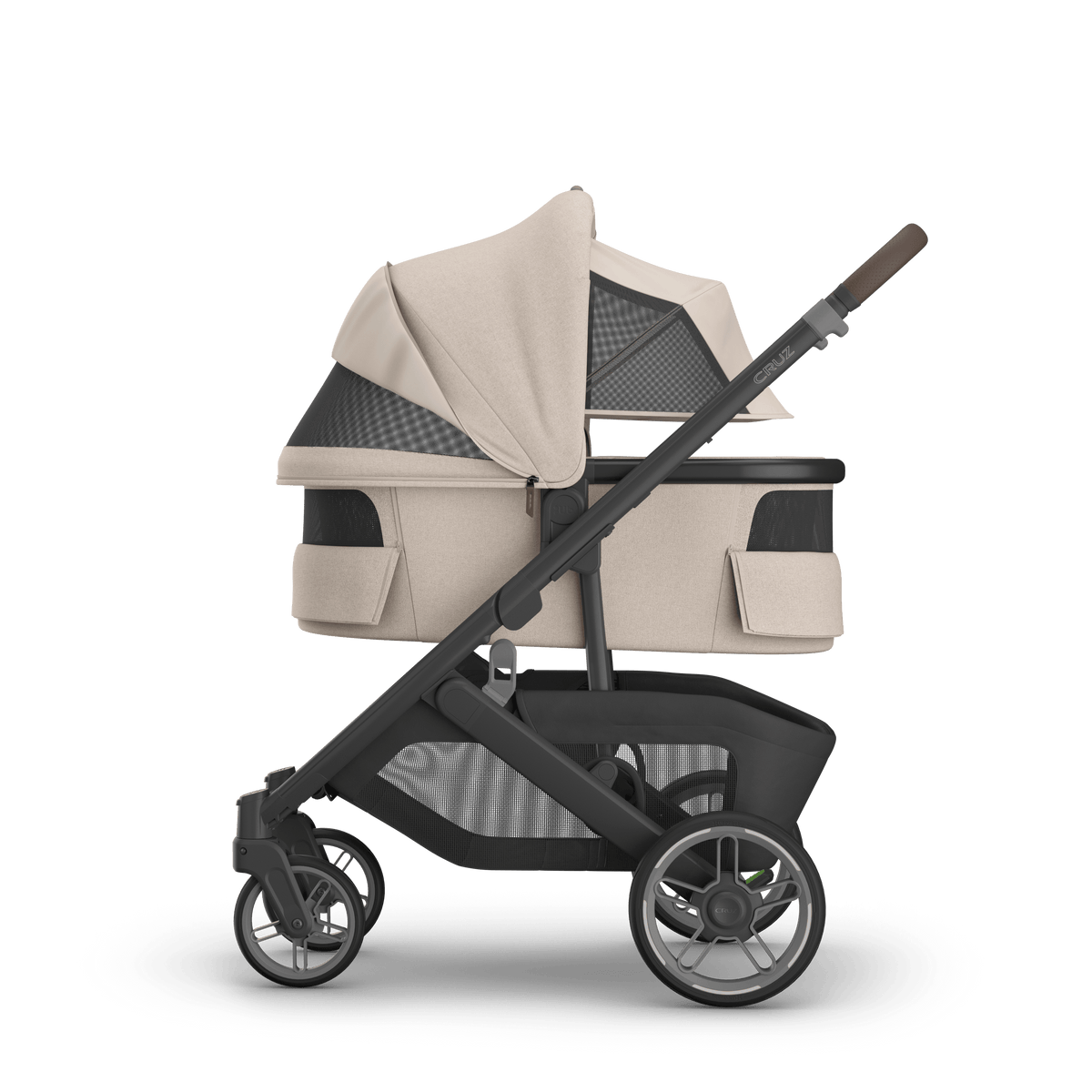 UPPAbaby V3 Bassinet -Ada (Sandstone/Chestnut leather) - UPPAbaby Australia
