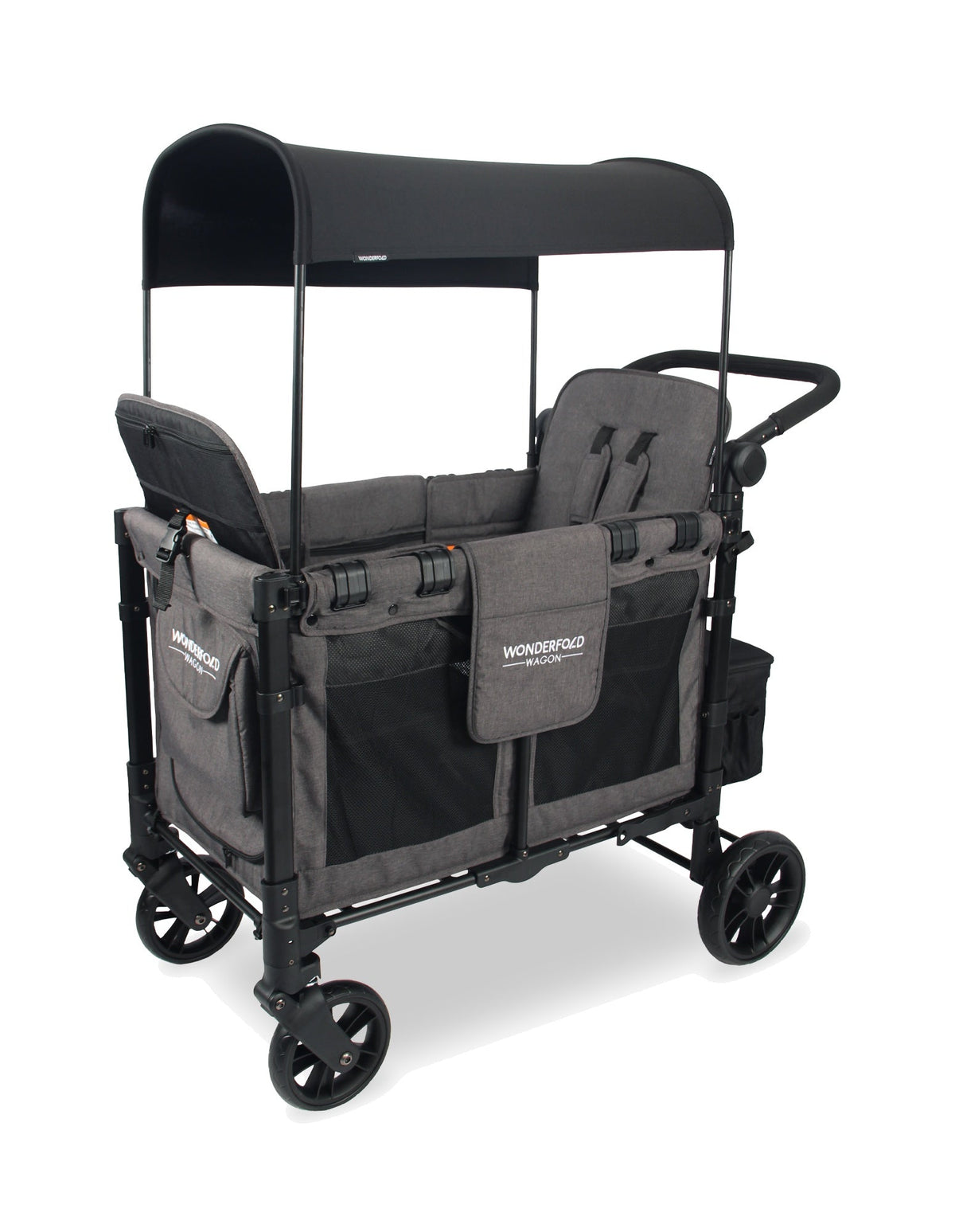 WonderFold W2 Elite Stroller Wagon - Charcoal Grey - WonderFold Wagons Australia