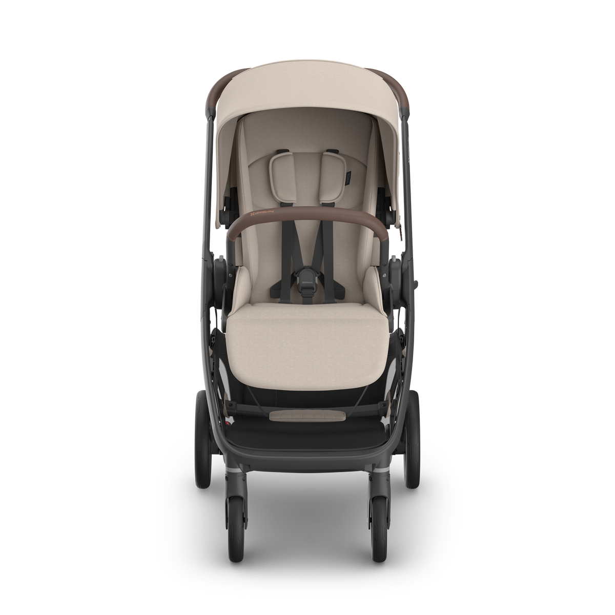 UPPAbaby Kona pram in Ada (sandstone melange), front view