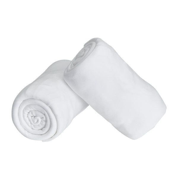 Gaia Baby Eos cot sheet and mattress protector set with soft fabric and fitted design for baby's crib bedding.