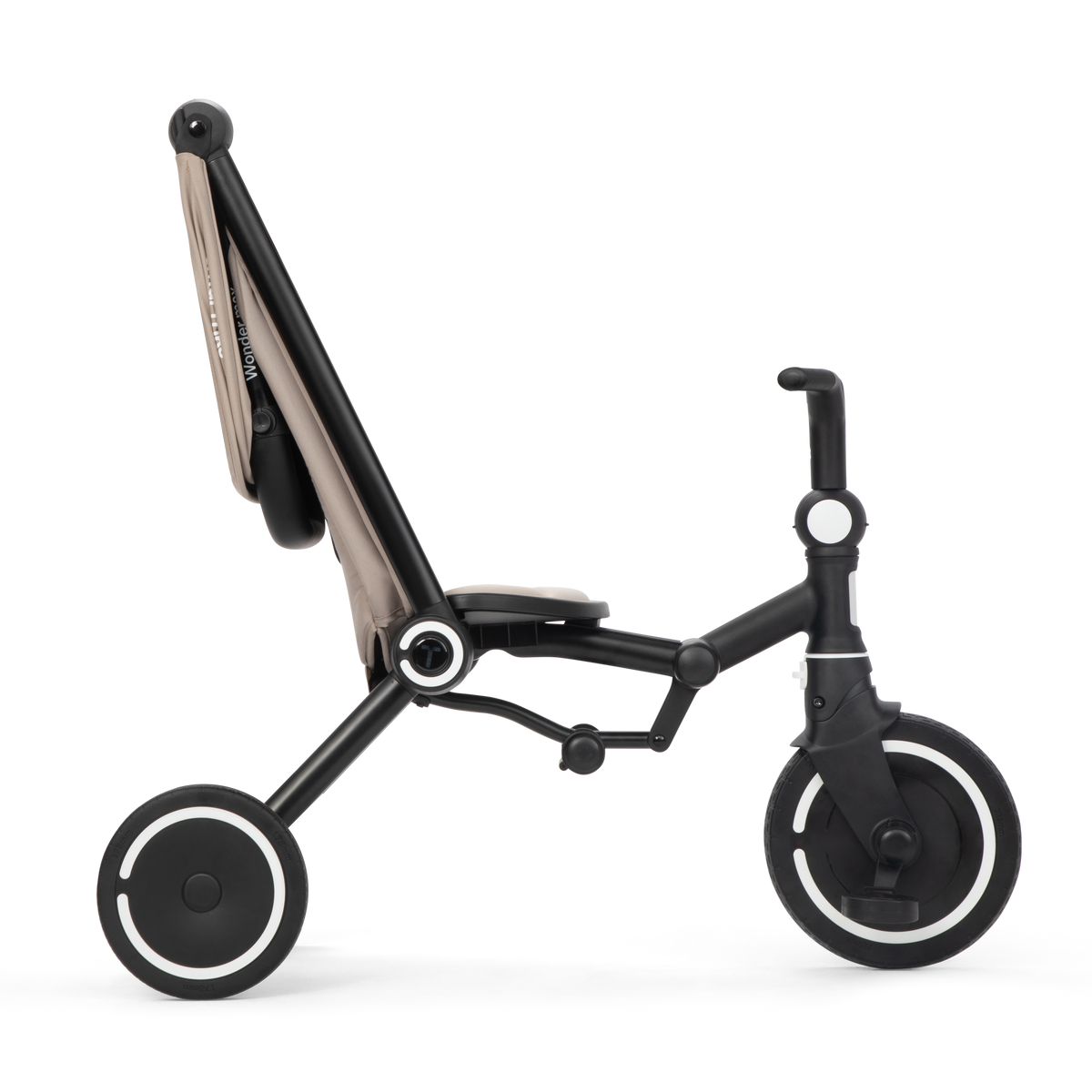 Smartrike Wonder Max Stone Beige trike for kids, featuring a sturdy frame and comfortable seat, designed for young children.