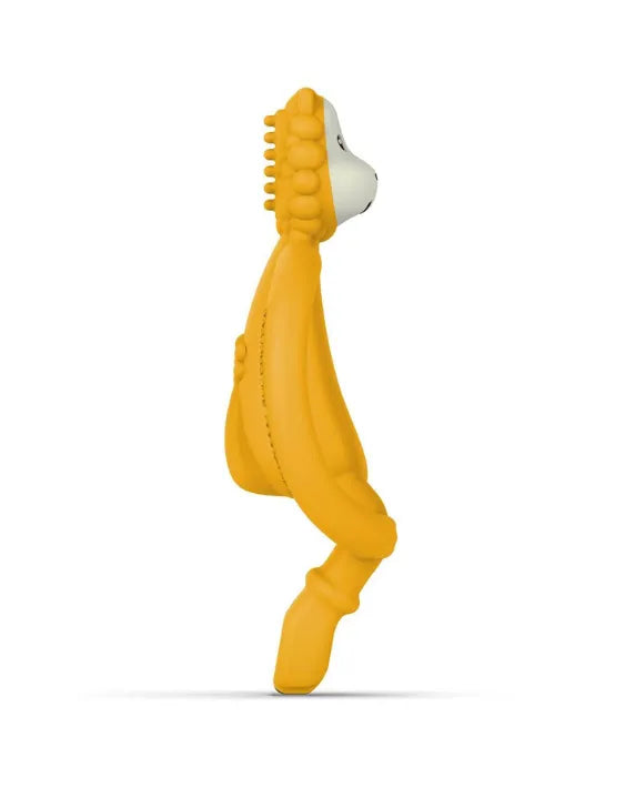 Matchstick Monkey Lion Teether baby teether for sore gums with textured bumps and easy-grip design