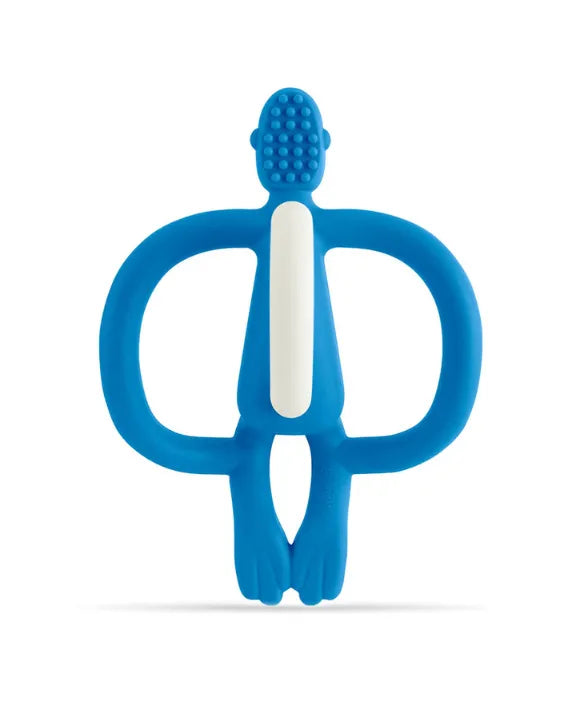Matchstick Monkey Teething Toy and Gel Applicator - Blue