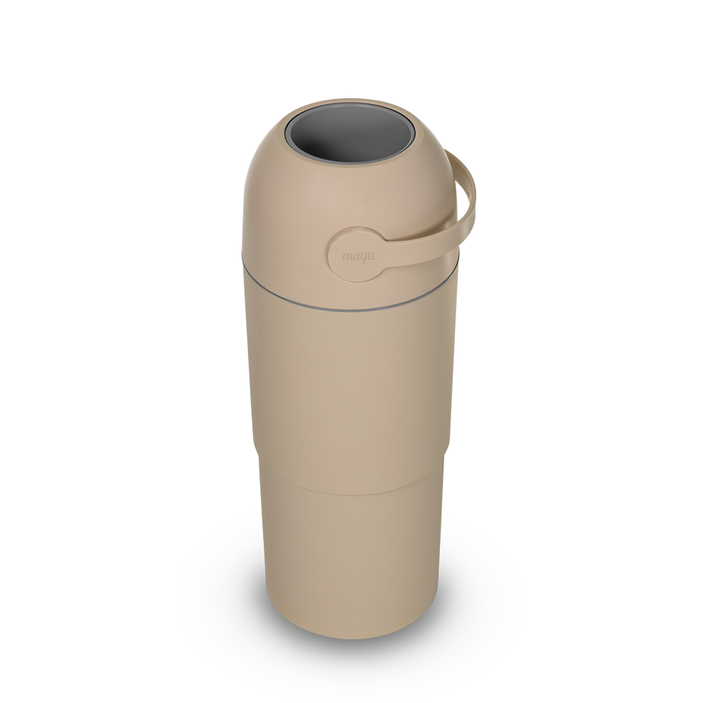 Thoth L - Telescopic Nappy Bin - Beige