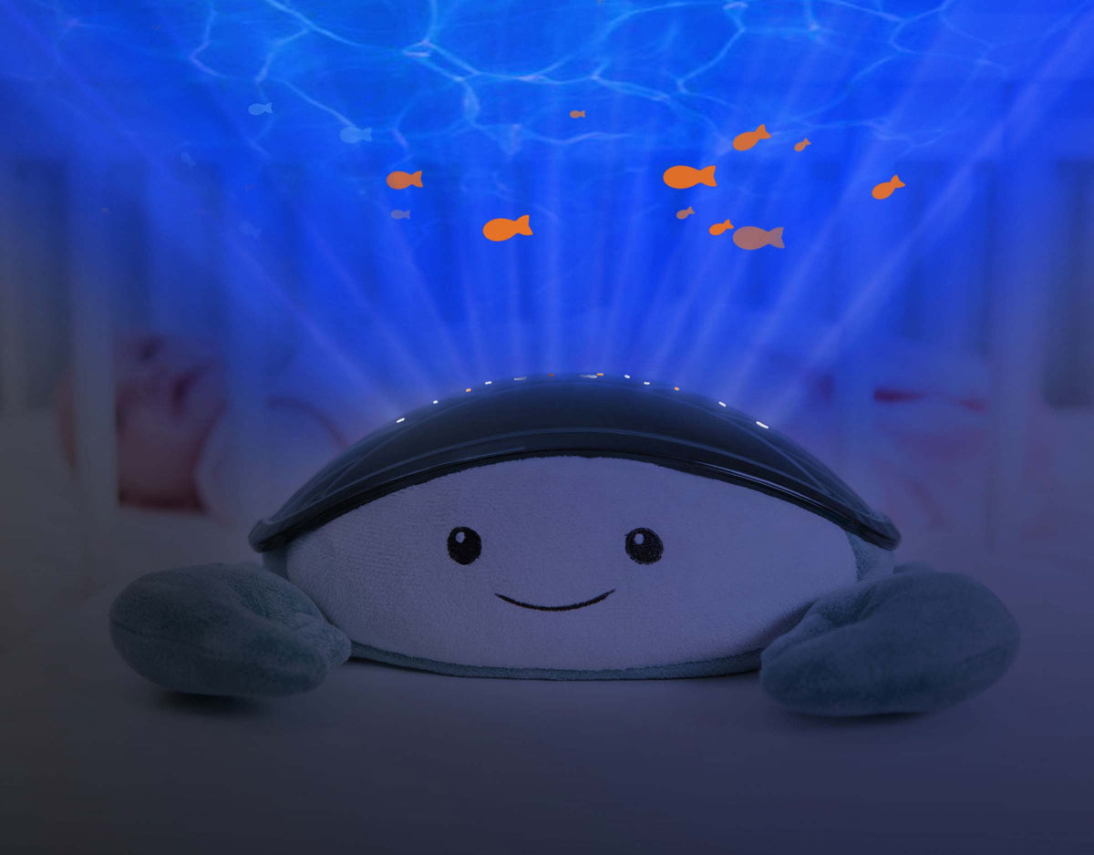 ZAZU Bedtime Projector - Cody The Crab With Ocean Projections by ZAZU ocean projector
