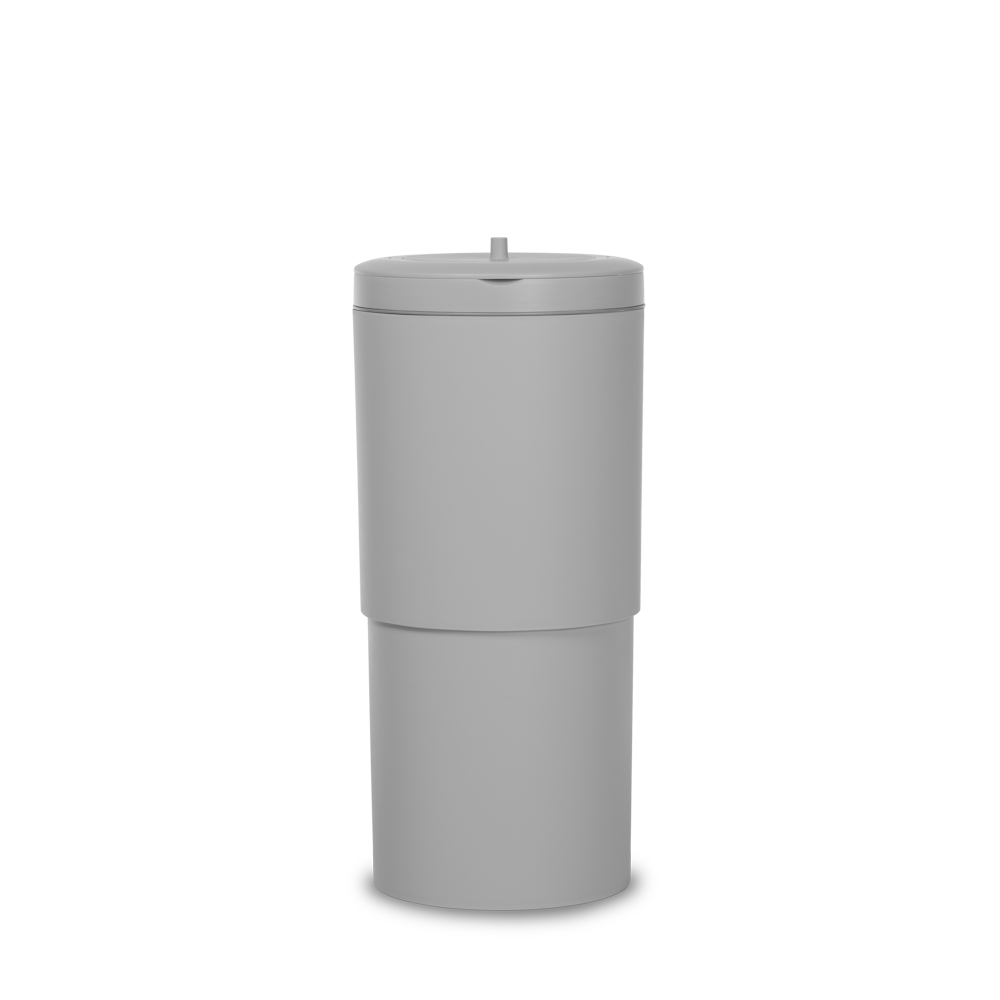 Thoth L - Telescopic Nappy Bin - Concrete