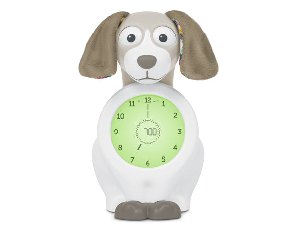 ZAZU Sleep Trainer Clock - Davy The Dog (Taupe) by ZAZU sleep trainer clock