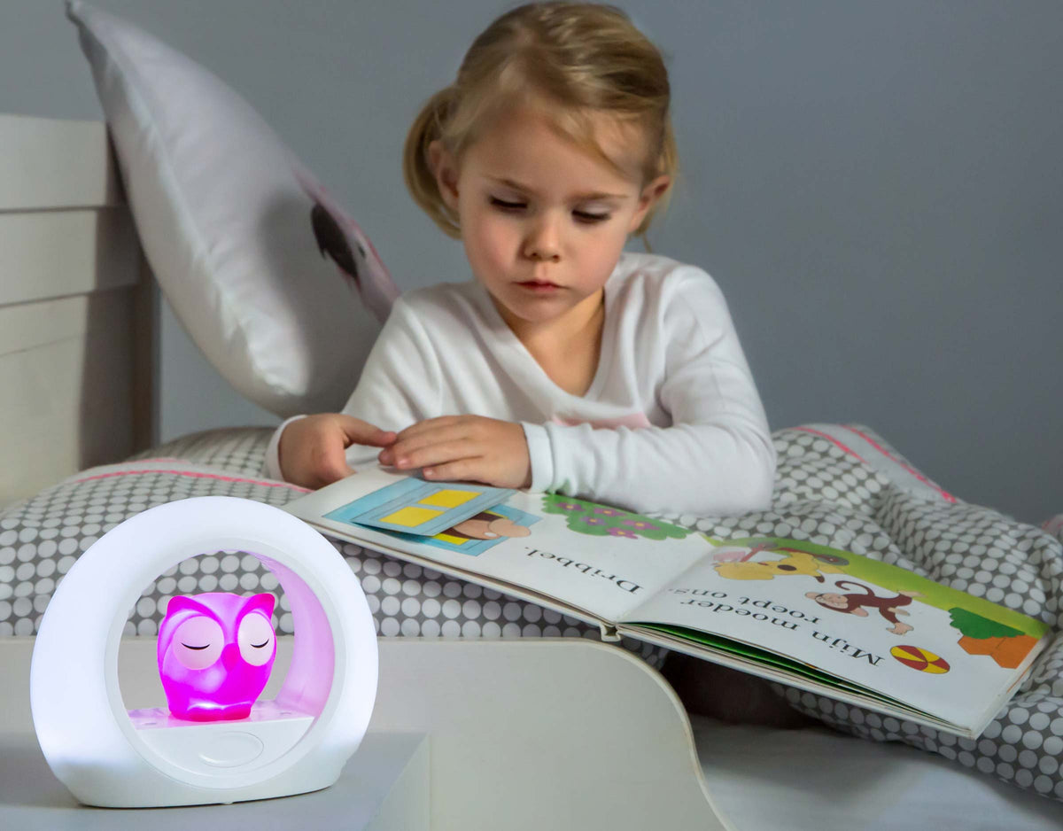 ZAZU Nightlight- Lou The Owl (Pink) by ZAZU owl nightlight