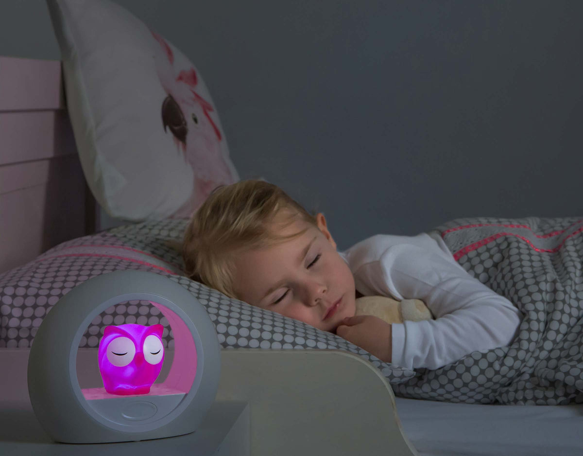 ZAZU Nightlight- Lou The Owl (Pink) by ZAZU owl nightlight