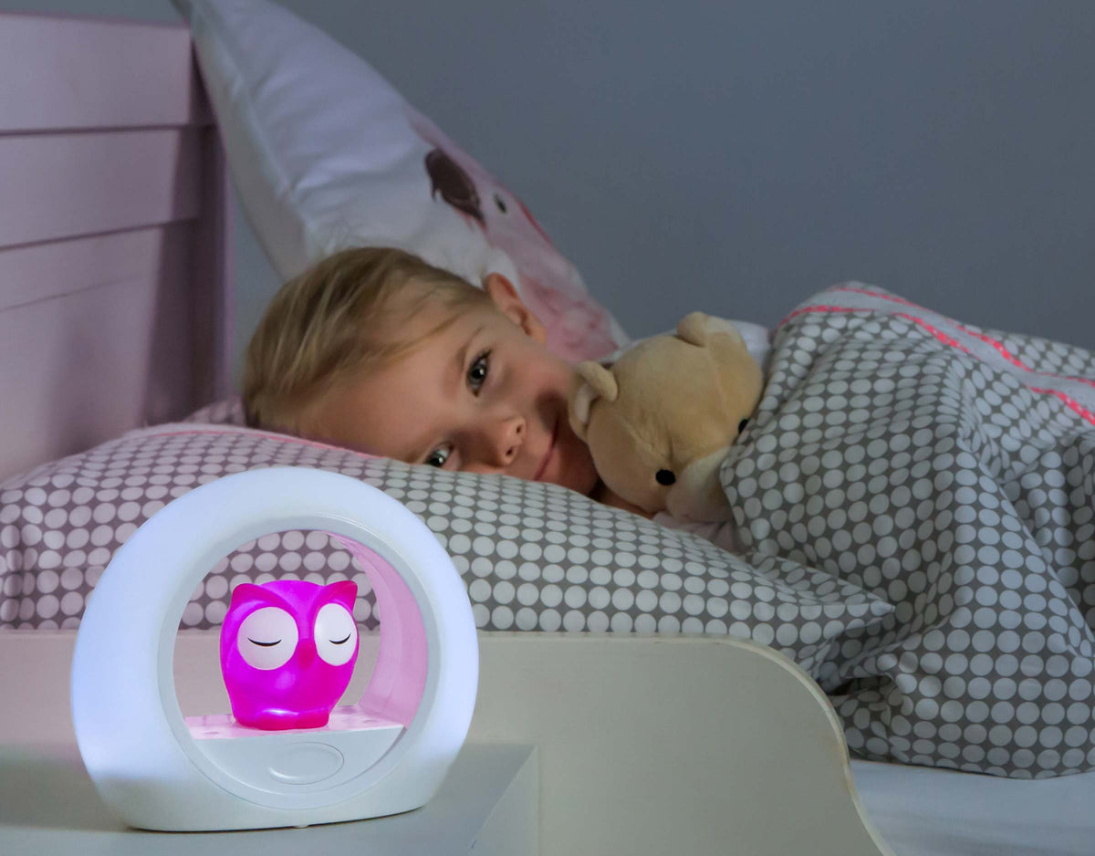 ZAZU Nightlight- Lou The Owl (Pink) by ZAZU owl nightlight