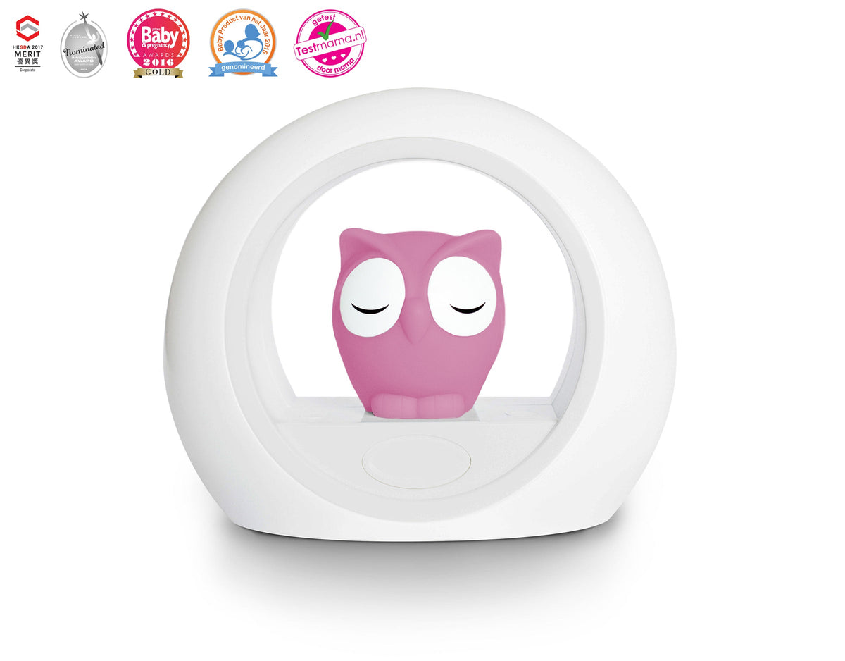 ZAZU Nightlight- Lou The Owl (Pink) by ZAZU owl nightlight