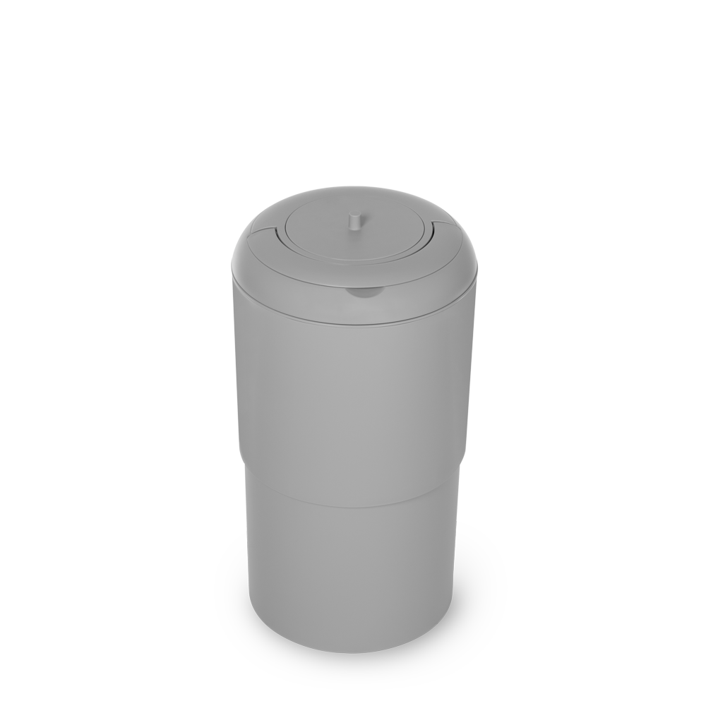 Heka L - Telescopic Nappy Bin - Concrete