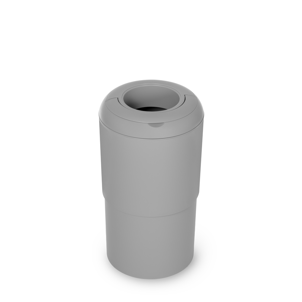 Heka L - Telescopic Nappy Bin - Concrete