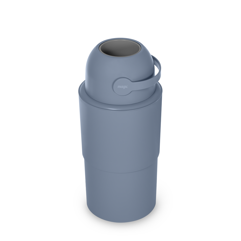 Heka L - Telescopic Nappy Bin - Pigeon Blue