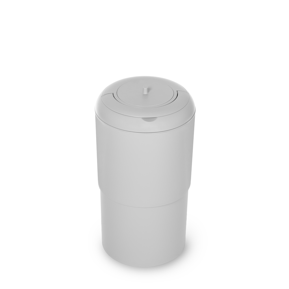 Heka L - Telescopic Nappy Bin - White