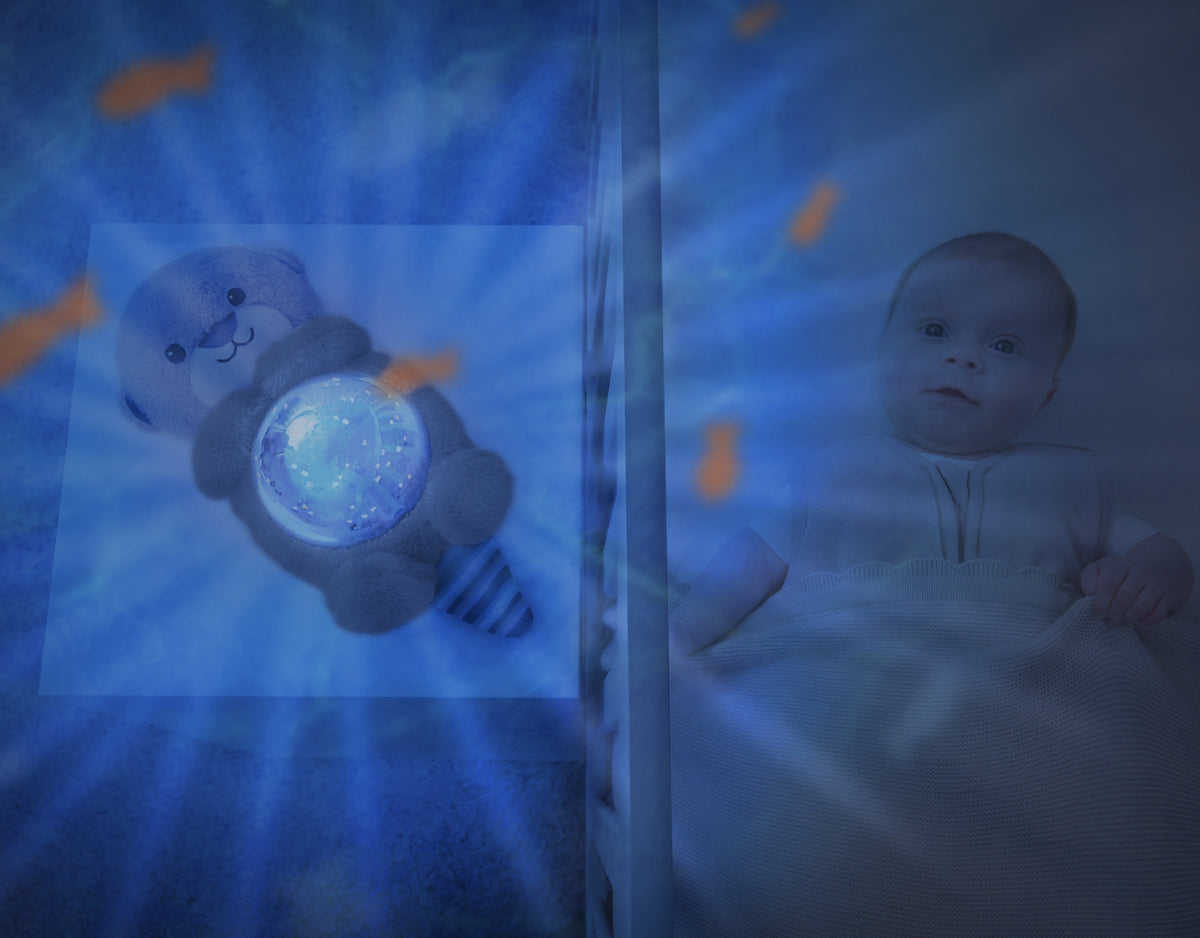 ZAZU Bedtime Projector - Otto The Otter With Ocean Projections by ZAZU ocean projector