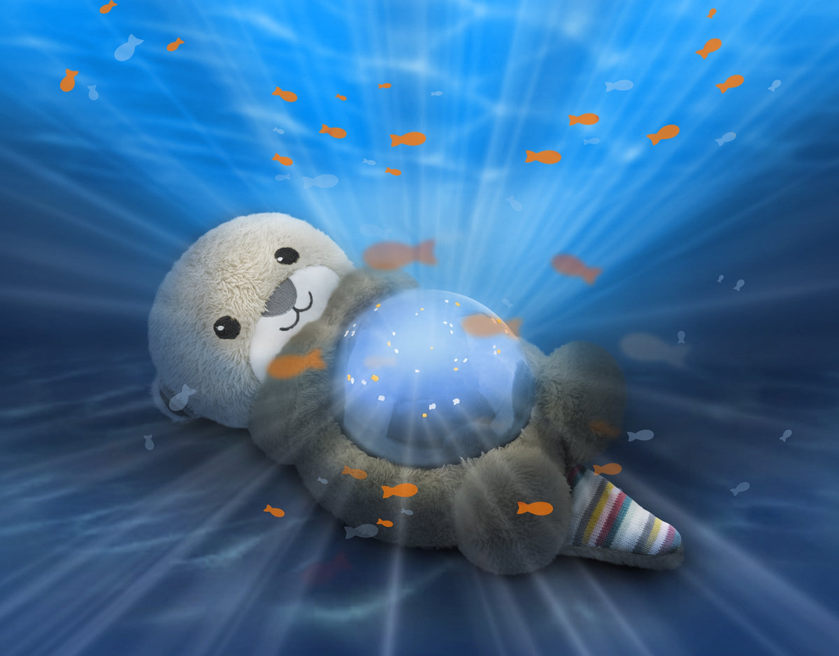 ZAZU Bedtime Projector - Otto The Otter With Ocean Projections by ZAZU ocean projector